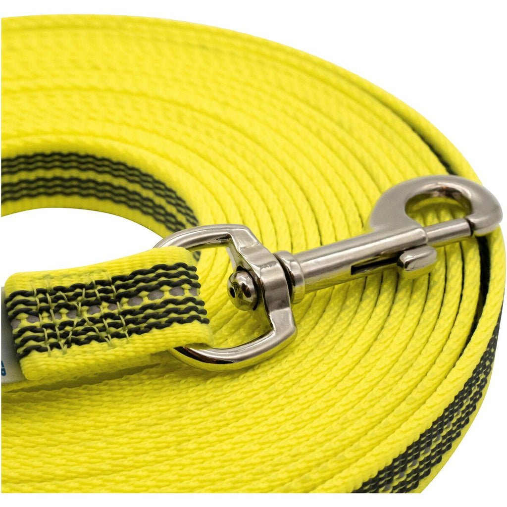 Sprenger Rubberized dog leash without hand strap (Signal yellow – length 3 m)