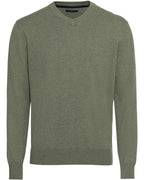 Highmoor Double pack of V-neck sweaters (Green/Navy)