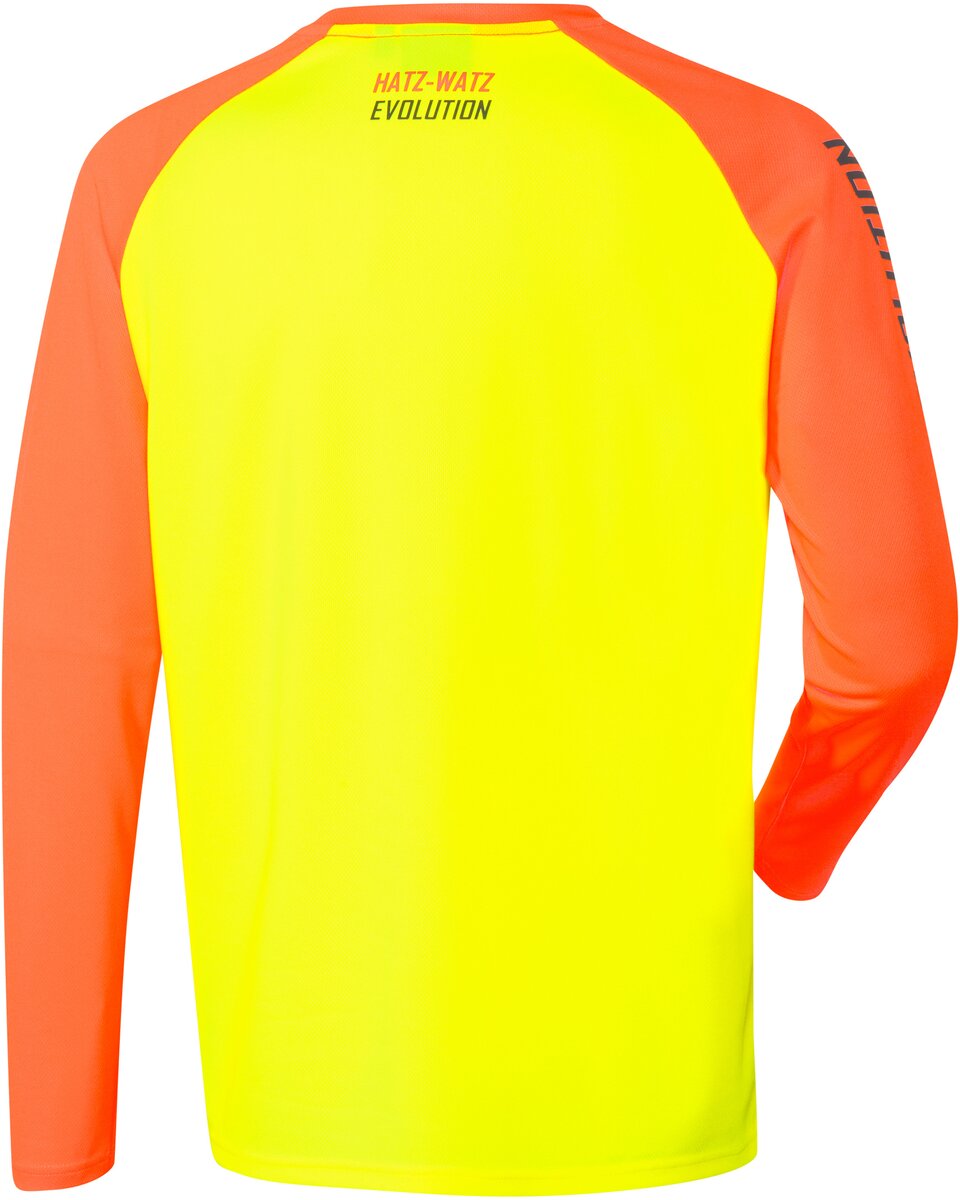 Parforce Functional long sleeve Hatz-Watz Evolution (HiVis Orange/HiVis Yellow)