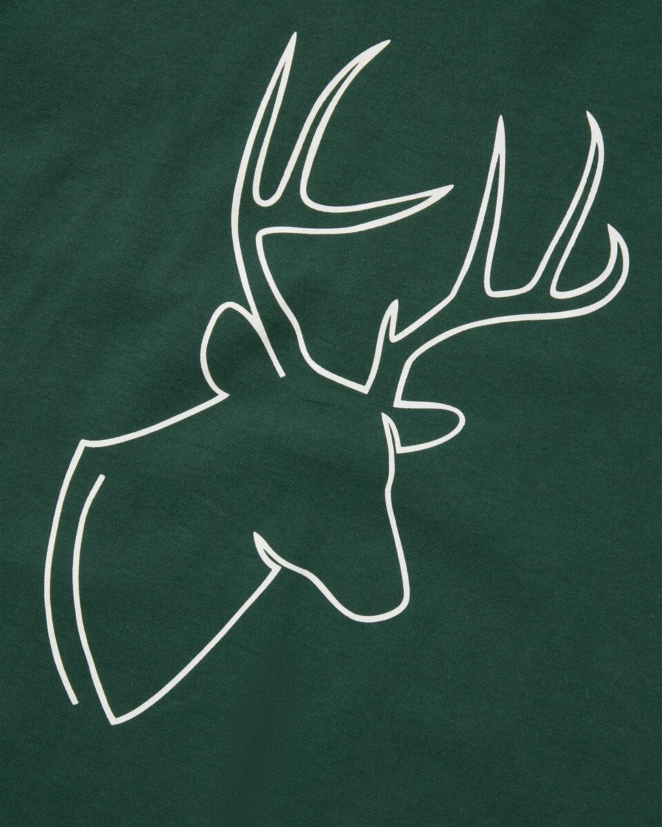 Reitmayer T-shirt with deer print (Fir green)