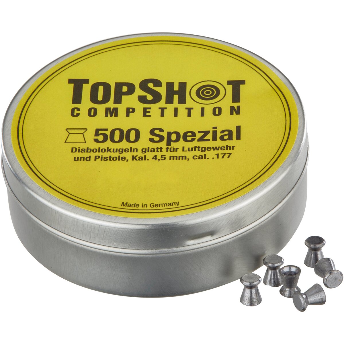 TOPSHOT Competition 4.49mm Diabolo Special LG+LP (Caliber 4.49) — Pack of 500 pcs