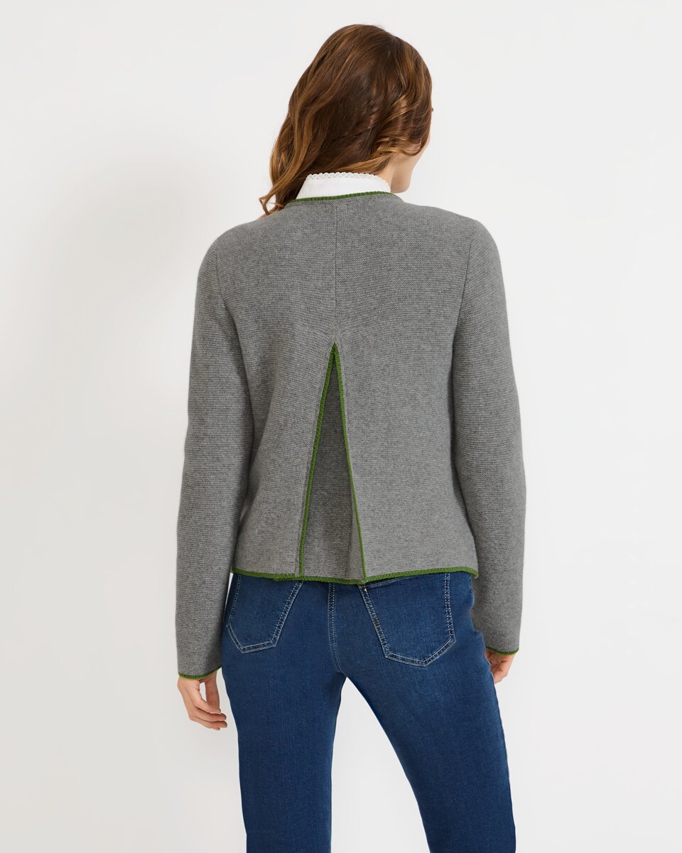 Reitmayer Cardigan with back pleat (Gray)