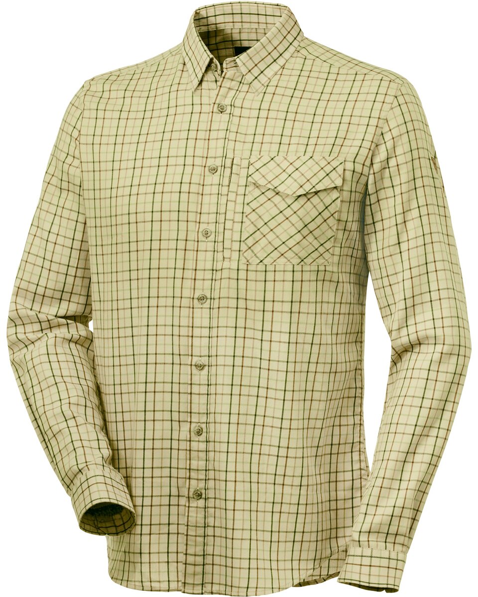 Parforce Classic Plaid Check Shirt (Beige)