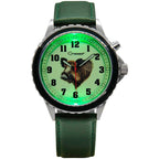 Greiner Watch seat (Motif "Boar" - leather bracelet (Greiner: 1.00.1-D-L))