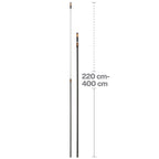 Fiskars OneClick telescopic handle (Size L – Handle length 219–404 cm – Weight approx. 1,550 g)