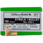 Sellier & Bellot Bullets .224 2.9g/45grs. Vlm (Caliber .224 (5.69 mm)) — Pack of 100 pcs