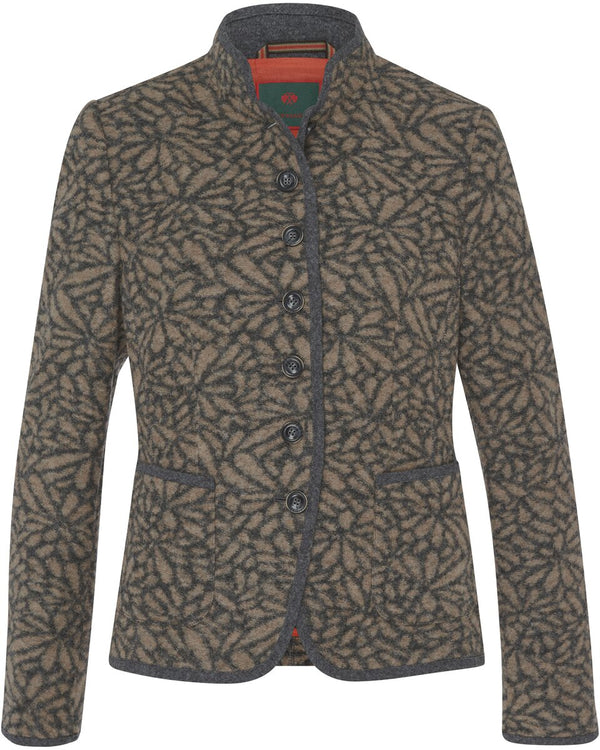 Reitmayer Stand-up collar jacket (Beige/Grey)