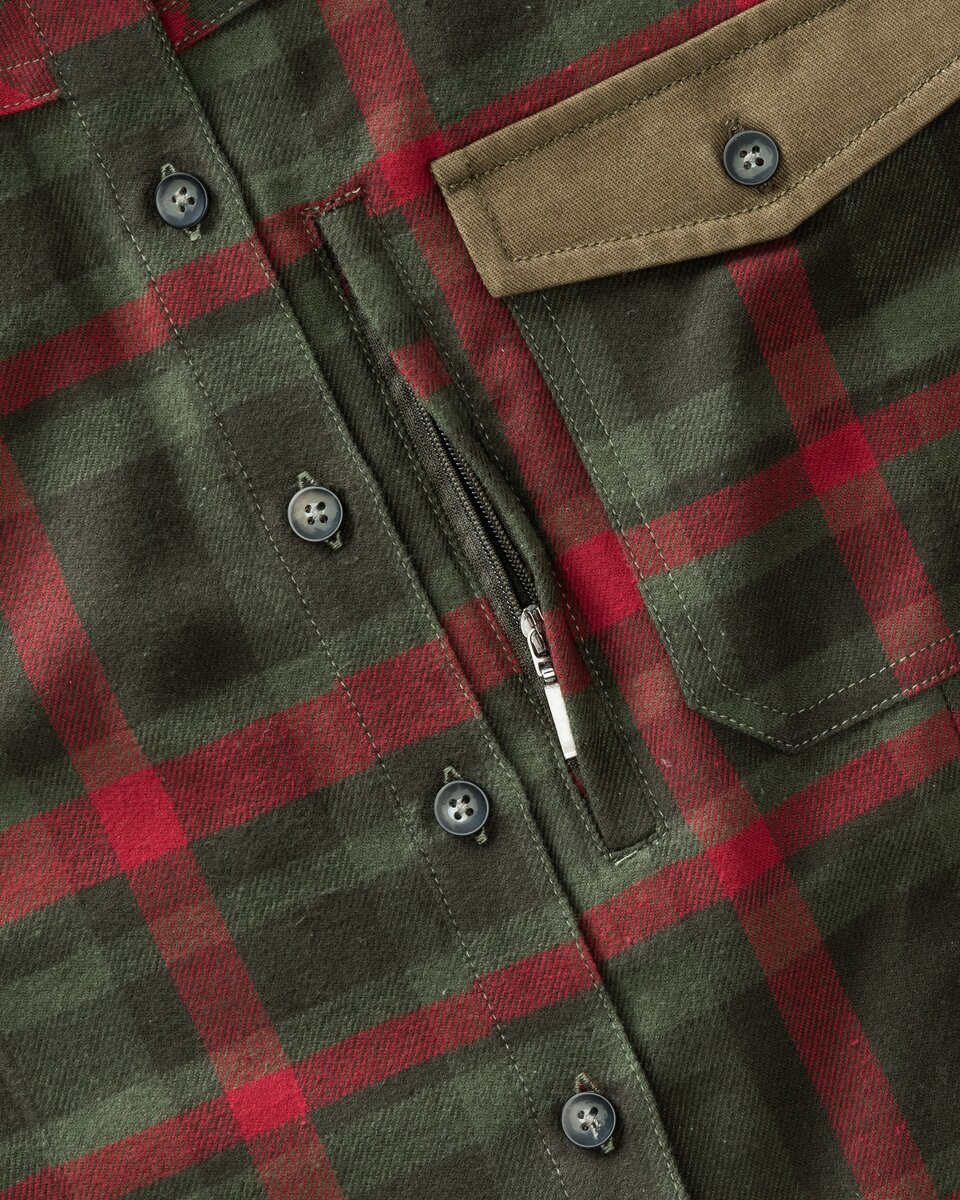 Parforce Women's hunting blouse Scandi (Olive/red checkered)