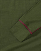 Parforce Women's base layer long sleeve merino mix (Olive)