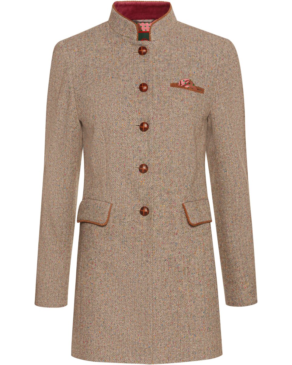 Reitmayer Herringbone frock coat (Brown beige)