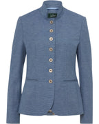 Luis Steindl Stand-up collar jacket (Blue melange)