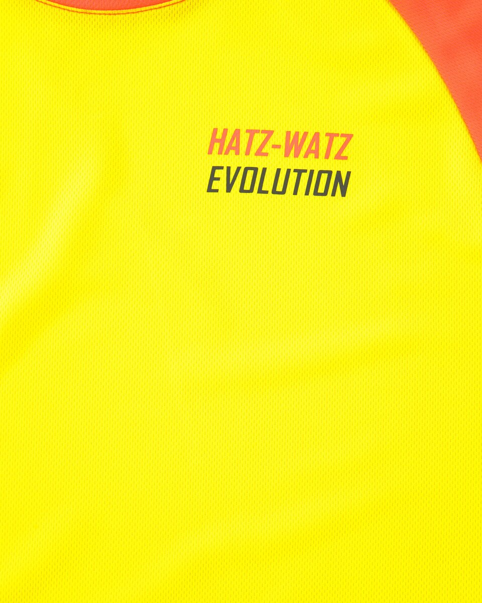 Parforce Women's functional long sleeve Hatz-Watz Evolution (HiVis Orange/HiVis Yellow)