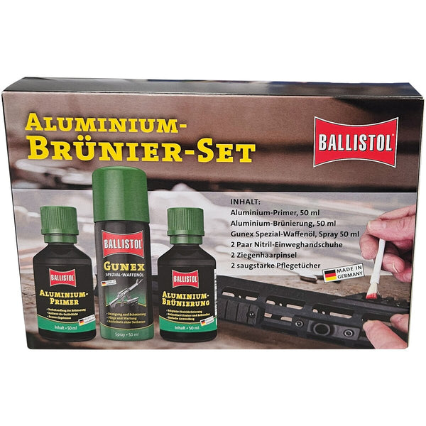 BALLISTOL alumīnija brūnēšanas komplekts – 6 detaļas