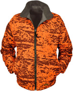 Hubertus Reversible fleece jacket (Olive/signal camo)