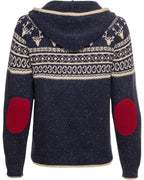 Reitmayer Jacquard zip cardigan (Blue)