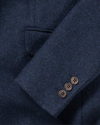 Highmoor Tweed blazer with loden contrast (Dark blue/bleu)