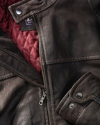 Highmoor Leather jacket (Brown)