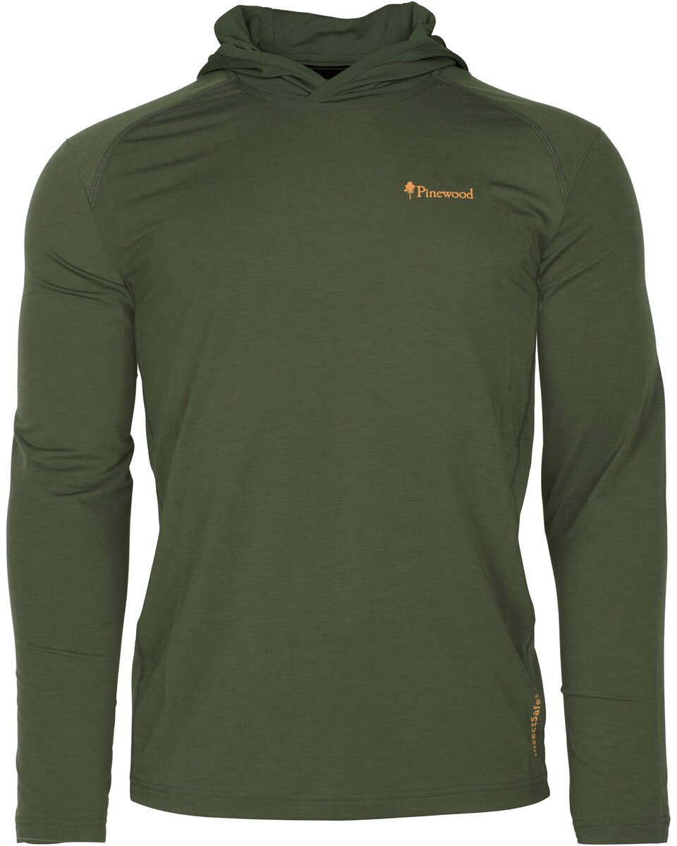 Pinewood Hoodie InsectSafe Function (Mossgreen)