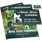 Waidgerechte Jagd Territory and hunting signs set – 20 pieces