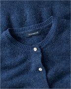 Highmoor Lambswool cardigan (Blue)