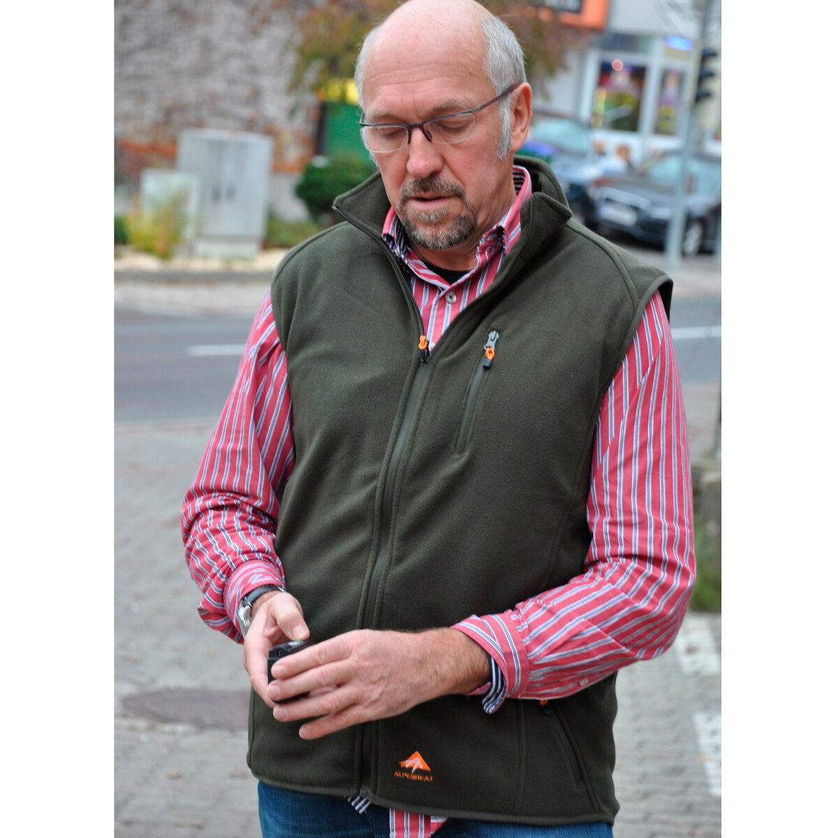 Alpenheat Apsildāmā veste FIRE-FLEECE AJ4 (zaļa)