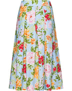 Reitmayer Floral skirt (Light blue/multicolored)