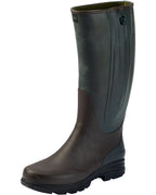 Parforce Neo-2 rubber boots with zipper and neoprene lining (Olive/brown)