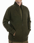 Hart Nevis-FZ cardigan (Olive)