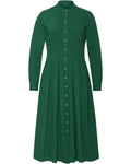 Luis Steindl Jersey dress with piping (Green)