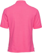 Luis Steindl Piqué shirt with gingham check details (Pink)