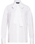 Highmoor Casual blouse with bow (White)