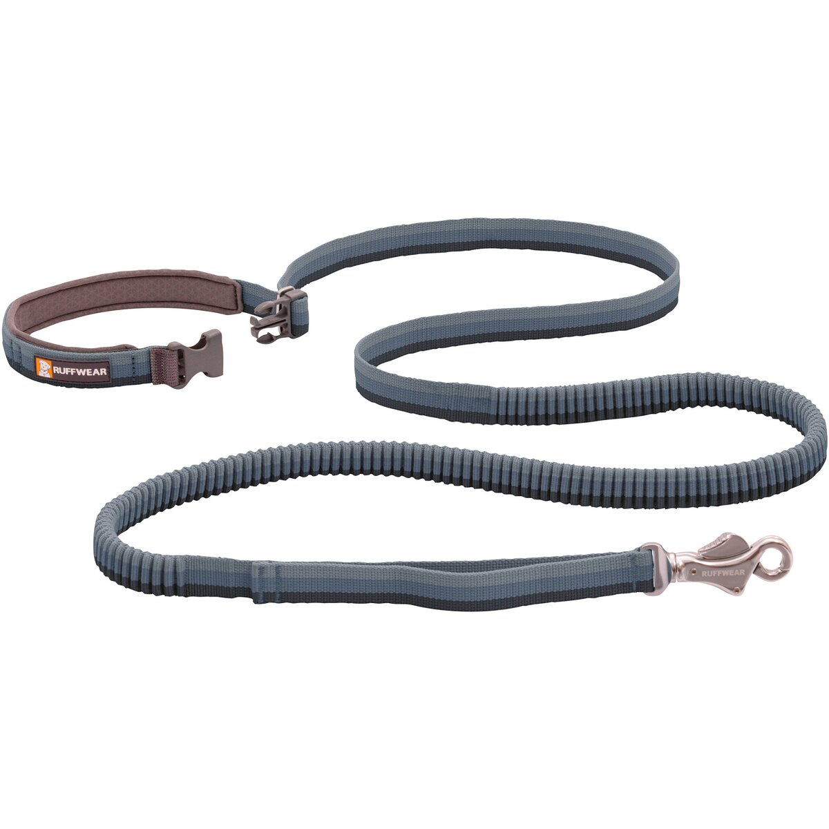 Ruffwear Roamer™ Bungee Dog Leash (Length 1.7-2.1m - Granite Gray)