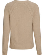 Highmoor chunky knit cardigan (Beige)