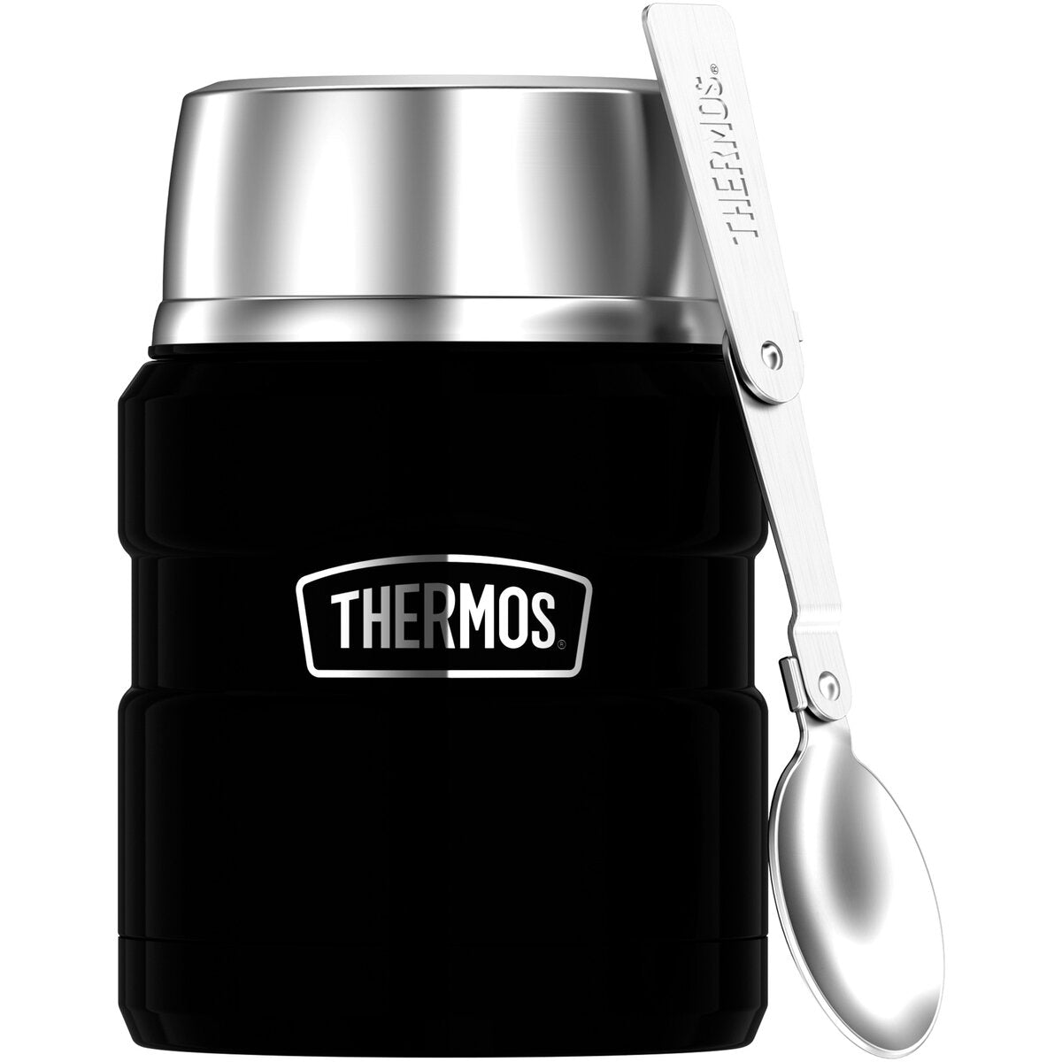 Thermos Stainless King Food Jar 0.47l insulated container (Black)