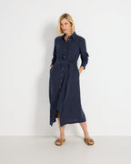 Highmoor Linen dress (Dark blue)