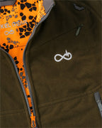 Merkel Gear HELIX Infinity Fire reversible jacket (Solid Olive/Infinity Fire Camo)