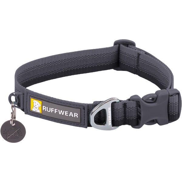 Ruffwear Collar Front Range® jauns modelis (kakla apkārtmērs 51–66 cm – bazalta pelēks)