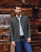 Reitmayer Single-breasted jacket (Dark grey/green)