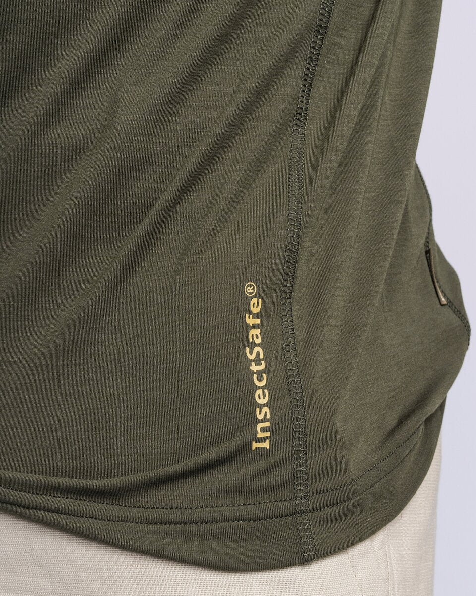 Pinewood Hoodie InsectSafe Function (Mossgreen)