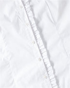 Reitmayer Sleeveless blouse with stand-up collar (White)