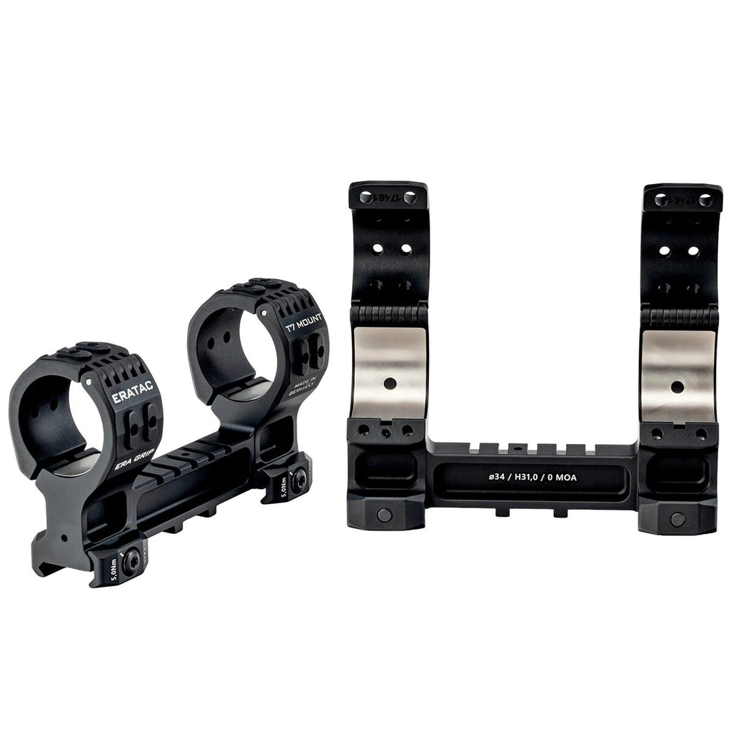 ERATAC Block mounting T7 short version (Ø 34mm - Height 21mm - Forward tilt 0 MOA)