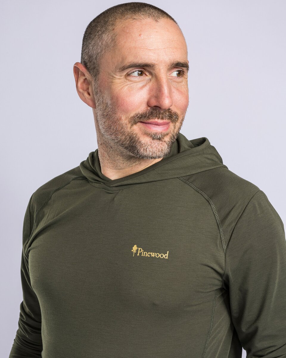 Pinewood Hoodie InsectSafe Function (Mossgreen)