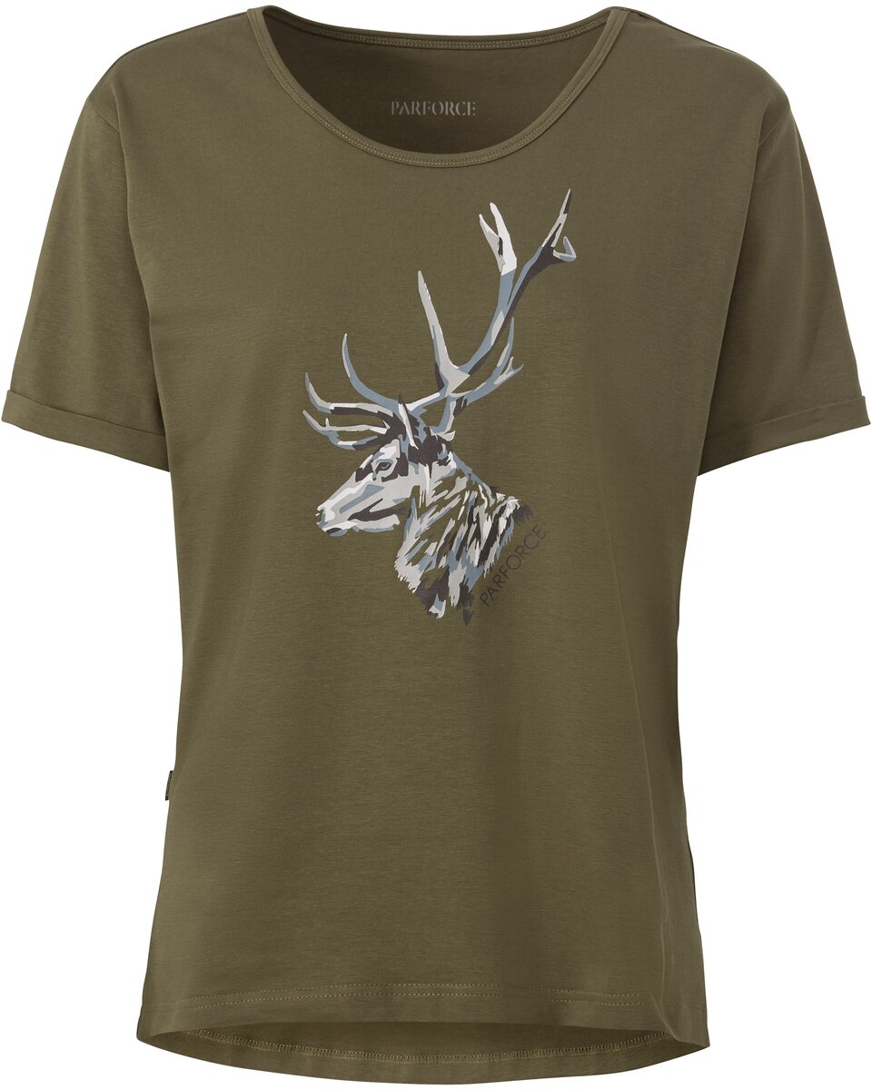 Parforce Women's T-Shirt Deer (Olive)