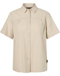 Pinewood Värnamo short-sleeved blouse (Linen Beige)