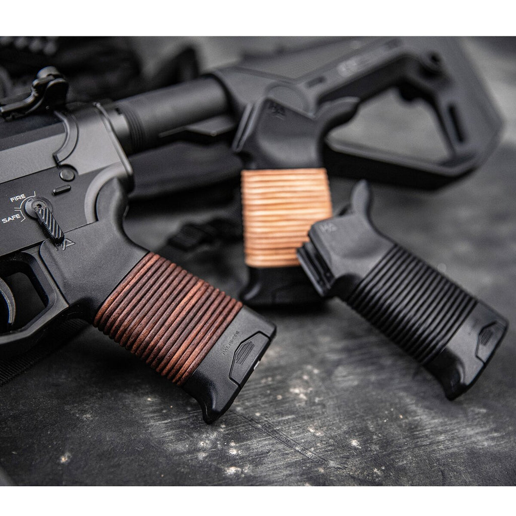 Hera Arms Pistol Grip AR15 Leather Grip (Black)
