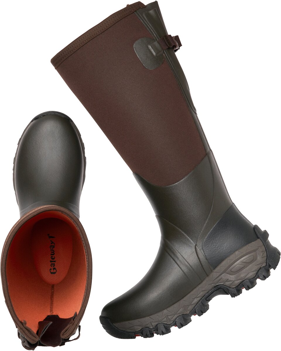Gateway1 Women's rubber boots Woodwalker Lady 17" 4mm (Dark brown)