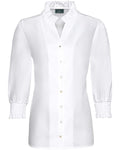 Luis Steindl blouse with puff sleeves (White)