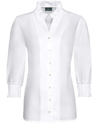 Luis Steindl blouse with puff sleeves (White)