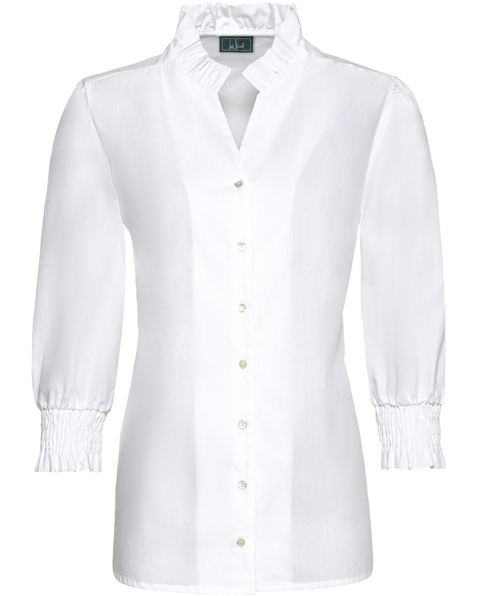 Luis Steindl blouse with puff sleeves (White)