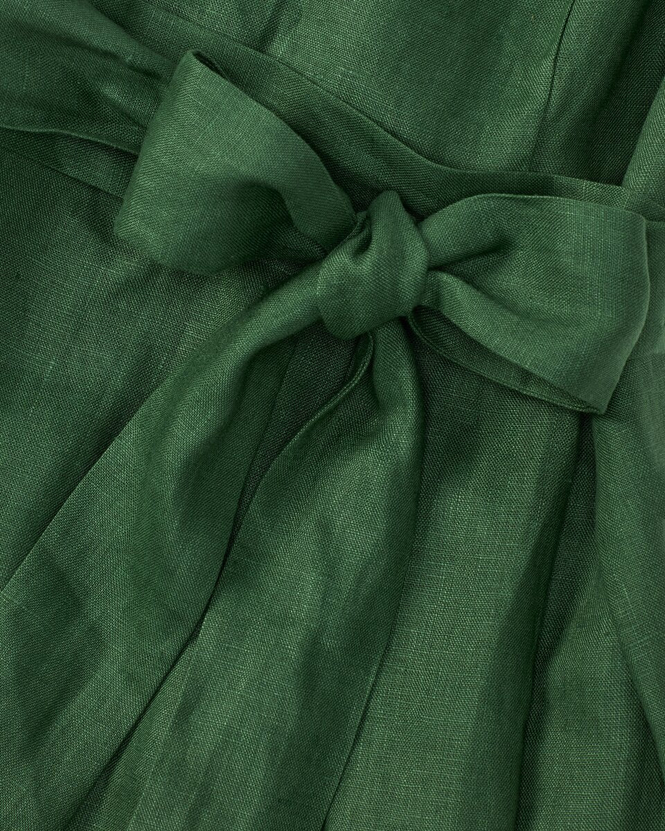 Luis Steindl Sleeveless linen dress (Green)